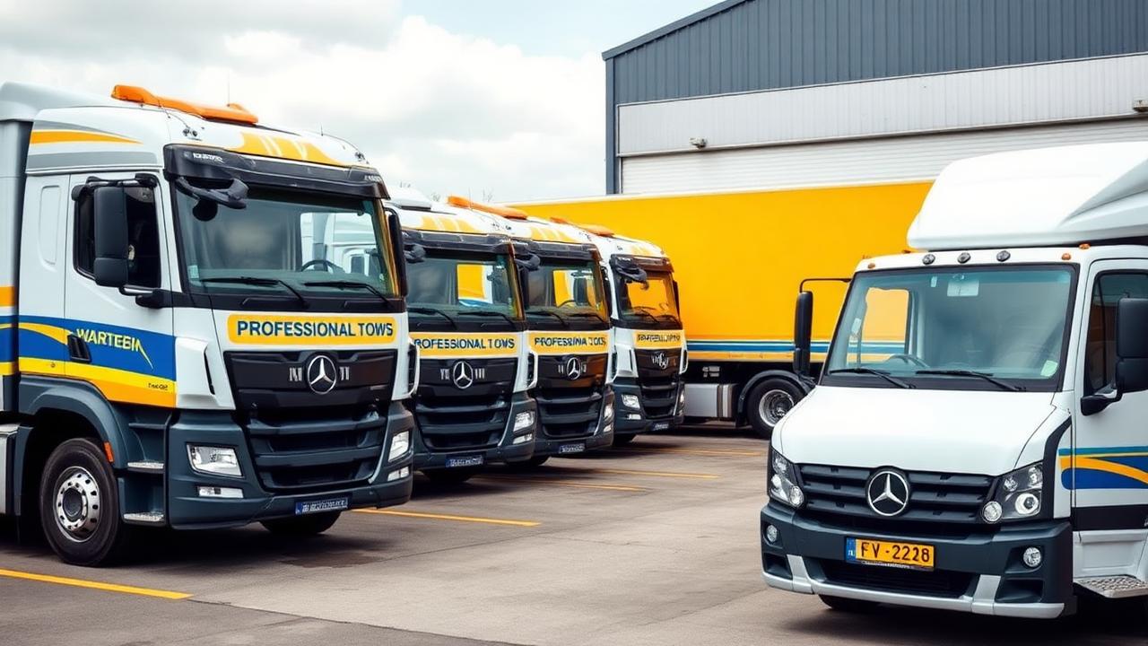 750+ moderne takelwagens in ons Belgische netwerk Professionele vloot van takelwagens en bergingsvoertuigen voor alle voertuigtypes